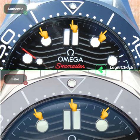 fake omega seamaster vs real|omega seamaster reproduction.